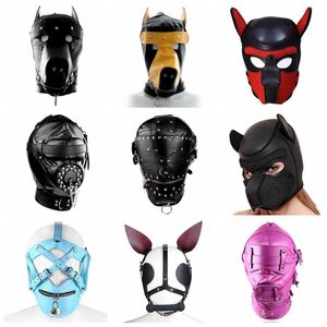 Sex toy massager Bdsm Harness Eye Mask Bondage Couples Leather Wearable Costumes For Women Men Cosplay Toys Face Masks Product Adult Game