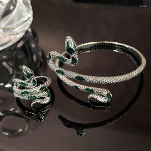 Bangle estetyczna szkliwa zielona olej olej oko koquetta dla kobiety bajki pierścień grunge vintage luksusowa biżuteria bransoletka