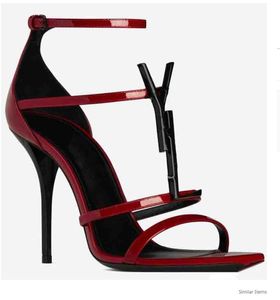 Paris Women Dress Shoes Red Bottom High-Heeled Luxurys Designers Shoe 10cm klackar Black Golden Gold Wedding BetterSize 35-42 med låda