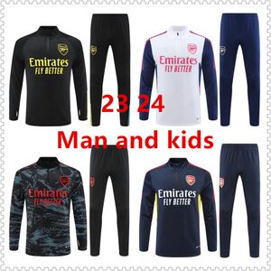 23 24 Pepe Saka Tracksuit Gunners Arsen Tuta Sportiva Willian Nicolas Tierney Smith Rowe Chandal Men and Kids Kits выживание