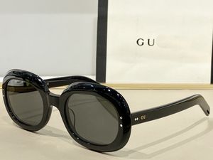 Óculos de sol de grife feminino letra G0497 tamanho 56-24-145 oval óculos graduados