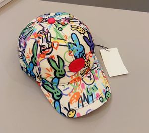 New Baseball Ball Sun Caps for Women and Men Designer 2023 Spring Floral Flower Rabbit bone Curved visor Casquette Snapback Cap Hip hop Streetwear Hat Lovers Gifts