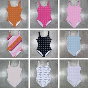 Women Designer Bodysuit stroje kąpielowe pełne litery rajstopy kąpielowe Dwa kawałki kostium kąpielowy projektanci damski