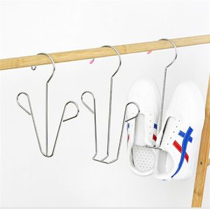 Shoes Hangers Hanging Drying Rack Space Saving for Closet Wall Home Storage Organizer Stainless Steel XBJK2303