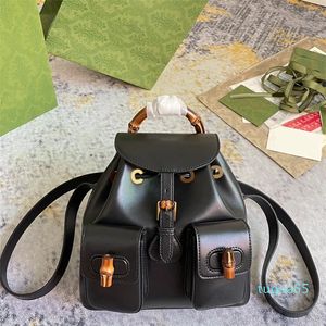 Backpack Women Backpacks Crossbody Bag Leather Shoulder Handbags Drawstring Bucket Bags External Pocket