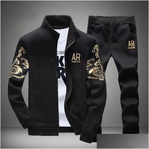 Mens Tracksuits Mens 2 Piece Sets Sports Suits Husband Sporting Fitness Tracksuit Set Plus Size Fashion Casual 9xl Clothing for Men Dhxbg