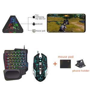 Gaming Keyboard Mouse Converter Faster Reaction Adapter PUBG Controller Game Keyboard Mice Set for Mobile Phone Tablet Android