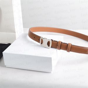 cintura 110 Cintura in pelle di vacchetta di design Cinture in pelle da donna alla moda Larghezza 2,5 cm Buck liscio