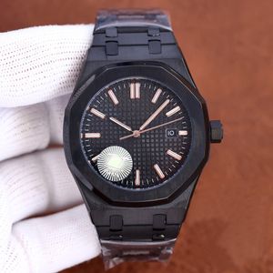 Herren Schwarze Uhr Automatische mechanische Uhren 41 mm wasserdichte Sapphire 904L Edelstahl Luminöser Business Armbandwatch Montre de Luxe