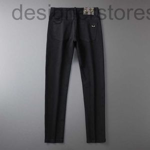 Jeans da uomo firmati Leggings elastici puri da uomo firmati con peluche e atile slim casual nts 0WYZ KQ3J