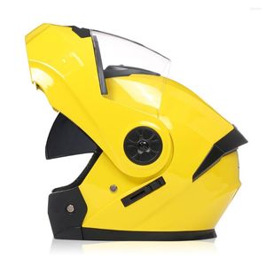 Capacetes de motocicleta DOT Capacete completo Racing Motorbike com Sun Visor Mulheres Mulheres Virar Casco Moto Capacete