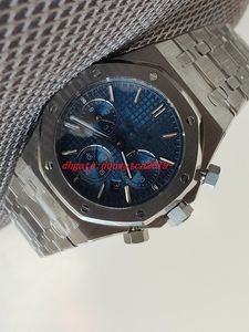 6 Färg Men Timex Wristwatch 26331 Multifunktion Tidsdiameter 41 mm 7750 Rörelse Sapphire Glass Mirror 316 Fint stålfodral Borstad poleringsbehandlingsvik