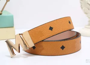Quality Luxury designer Belt Buckle Fashion Leather Women Belts Letter Double Big gold classical