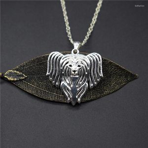Pendant Necklaces Elfin Chinese Crested Gold Color Silver Dog Jewellery Women Men