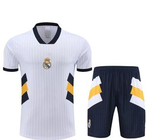 2023 Real Madrids neue Fußballtrikots 20/24 Kurzarm-Trainingsanzüge Herren-Set Fußball-Trainingskleidung Outdoor-Jogging-Shirt