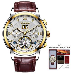 fashion Watch for Men Water and Shock Resistance, Business Wristwatches Quartz Glass with Three-Dimensional Surface