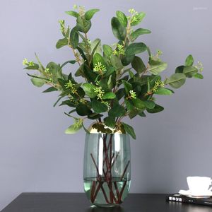 Decorative Flowers Home Decoration Accessories Fake Greenery Bedroom Decor Plastic DIY Plants Wall Wedding Party Artificial Flower 1pc