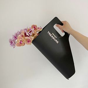 Conjunto de embrulho de presentes de 3 sacos de papel Kraft para buquês de flores que envolvem o design floral de floral FLORISTA PACAGEM 230316