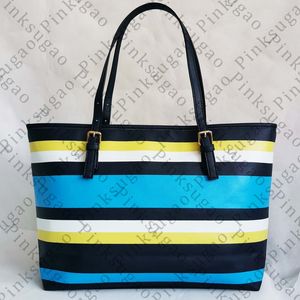 Pink Sugao Design Tote Shoulder Bags Handväskor Lyxig högkvalitativ stor kapacitet Purväska Kvinnor Pu Leather Fashion Stripe Shopping Väskor 11817
