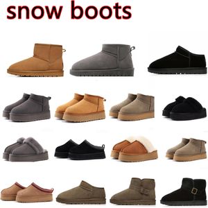 Botas de grife mulheres botas de neve de luxo inverno ultra mini bota plataforma botas para homens couro real quente tornozelo botas de pele para mulheres sapatos frete grátis