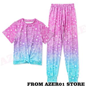 Men's Tracksuits Aphmau Fantasy Loungewear Set Print Suit Tshirt Tee Pant Two Piece Street Pants Sweatshirt Hoodies 230314