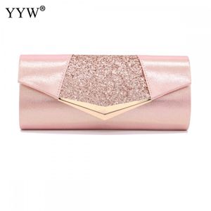 Evening Bags Fashion Crystal Sequin Clutch For Women Party Wedding Clutches Purse Female Pink Silver Wallets Bag Prom 230316