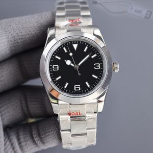 ST9 MENS Watch Explorer 39mm 36mm Rostfritt stål 2813 Rörelse Automatiska mekaniska klockor Lysande vattentäta safirserier Män armbandsur Jason 007