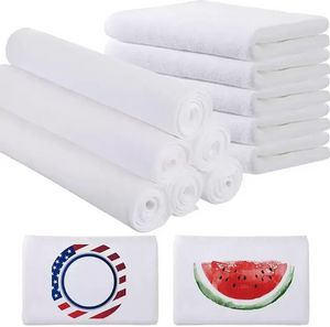 Süblimasyon boş plaj havlusu pamuklu büyük banyo havlu yumuşak emici yemek kurutma temizleme karchief ev banyo 30 x 60 cm j0316