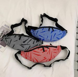 Waist Bag Fashion Outdoor Sport Fanny Pack Men Women Quality Dazzling Strip Gym Belt Bag Running Leisure Phone Purse Bumbag