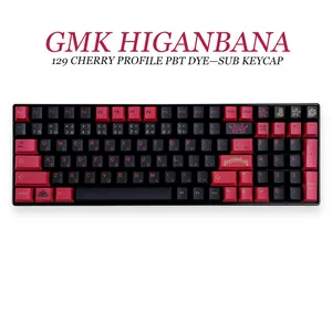 GMK Higanbana Large Set PBT KeyCap Dye-Sub Cherryプロファイルキーキャップ機械キーボードゲーミングキーキャップの日本のカスタムキー