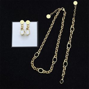 Short Chain Dangle Charm for Women Hollow Ellipse Ornament Necklaces Lady Party Club Nice Bracelets