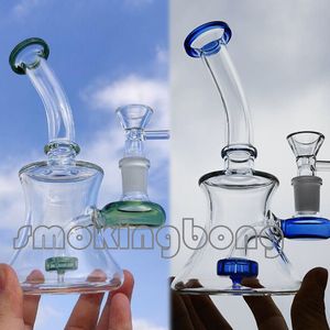 6.2 inç nargile gözlükleri bong su boruları yağ teçhizatı kafa teçhizatı başlık cam su bongs dab teçhizatları 14mm eklem ile sigara aksesuarları