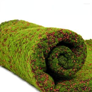 Flores decorativas Planta verde simulada Muss artificial de Muss Parede de Micro paisagem Paisagismo
