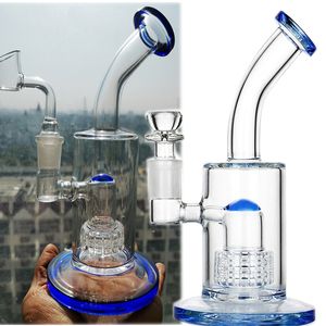 Base de copo Bonguias de bong shisha bongs de água de vidro grossos fumando plataformas de tubo de vidro com junta de 14 mm
