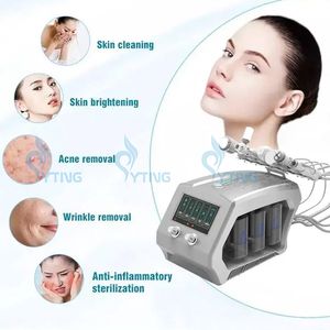 H2O2 Hidrofacial Aqua descascando a máquina de microdermoabrasão 7 em 1 hydra dermoabrasão removedor de oxigênio jato de oxigênio peel rf levantamento