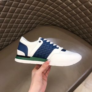 Плетентованная мужская обувь мужская обувь Flat Fashion Business Casual Shoes Lace-Up 2023 Весенняя и осенняя корейская версия Европейская станция B Подличная кожа Mkj RH40002