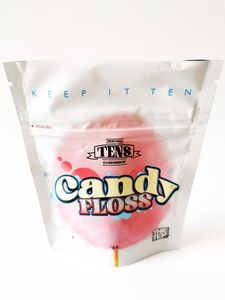 Favor Holders Candy Floss Dziesięciu kwadratowych stojak