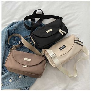 Principais bolsas de ombro casuais para mulheres novas bolsas de crossbody esportes Oxford Bolsas de cores sólidas Fashion Brand Famous Hot Sell Bags 230308