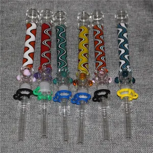 10mm NC Nectar Pipe Smoking Accessories Hookahs Quartz Nail oil Rig Dab Straw Water Pipe With Bubble Wrap Starters Kits