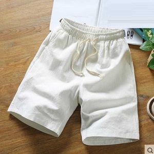 Men's Shorts Men's large size shorts XL 6XL 7XL 8XL 9XL 10XL linen cotton summer casual stretch sports white shorts retro 50 loose G230316