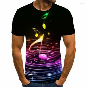 Men's T Shirts 2023 Neue T-shirt Mnner Der Musik 3d Gitarre Hemd Print Gothic Anime Kleidung Kurzarm XXS-6XL