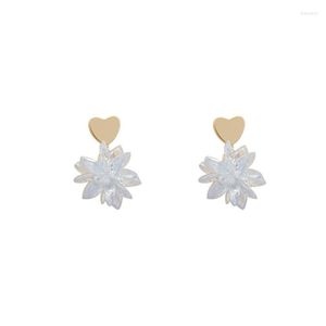 Baumelnde Ohrringe 925 Silbernadel Super Fairy Snow Damen Cooler Stil Mode Persönlichkeit Liebe Koreanischer Sinn für Design 2023 Trend Accesso