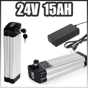 Gümüş Balık 24V Elektrikli Bisiklet Lityum İyon Pili 24V 15AH 250W 350W 500W Ebike Pil