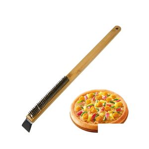 Bbq Tools Accessories Oven Brush Wire Pizza Stone Cleaning With Scraper Grill Xbjk2207 Drop Delivery Home Garden Patio Lawn Outdoo Dhvyn