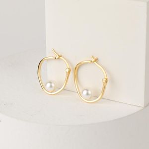 Stud Earrings 2023 Fashion Women European And American Irregular Ear Ring Nature Pearl Earring Sexy Party