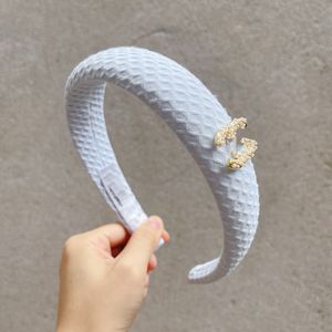 Designer Womens Hair Hoop Waffle Fashion Sponge Band Band meninas