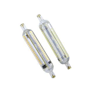 2016 Светодиодные лампы Sile R7S LAMP 10W 15W 18W SMD 4014 200240V 78 мм 118 мм IP65 Стекло BB 360 градусов Заменить каплю зажигания галогена Li DH5RN