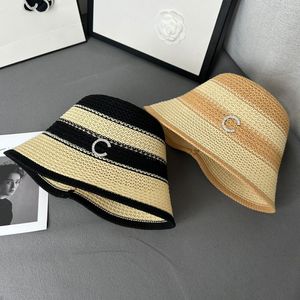 Wide Brim Hats Bucket Hats Straw Hat Bucket Hats Women Men Hats Caps Desinger Hat Luxury Cap Wide Brim Sun Hats With Diamonds 2 Colors