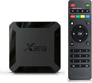  Android TV Kutusu X96Q Boitier TV Kutusu Boitier IPTV Android 10.0 H313 2GB 16GB Akıllı TV Kutusu D ört Çekirdek 2.4G WiFi 4K Set Üst Kutusu