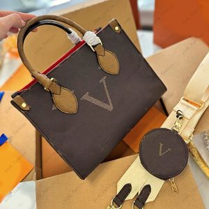 2023 Kvinnor Tote Fashion Handbag Black Gaby Designer Totes Maxi Beach Bags Designers Handväskor V Shopping Bag Womens Luxurys Purses